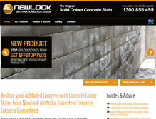 Tablet Screenshot of getnewlook.com.au